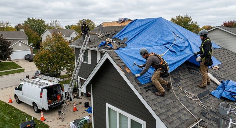 Our team working on Roofing Service projects in Sunapee, NH