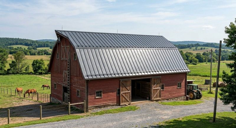 Barn Roof Replacement in Meriden, NH