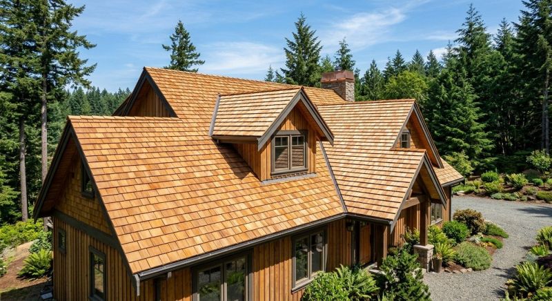 Cedar Roof Installation in Springfield, VT