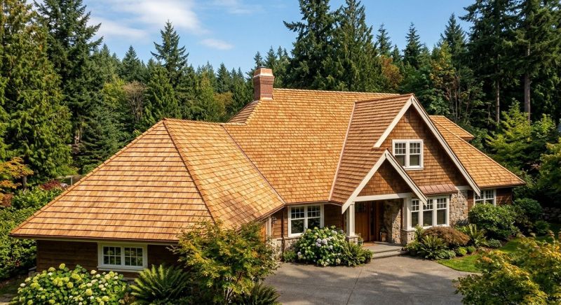 Cedar Roof Installation in Springfield, VT