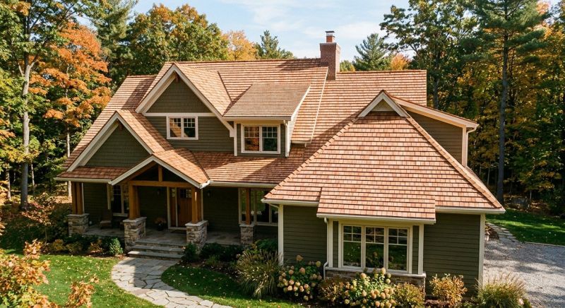 Cedar Roof Installation in Windsor, VT