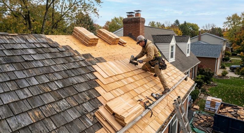 Cedar Roof Replacement in Enfield, NH