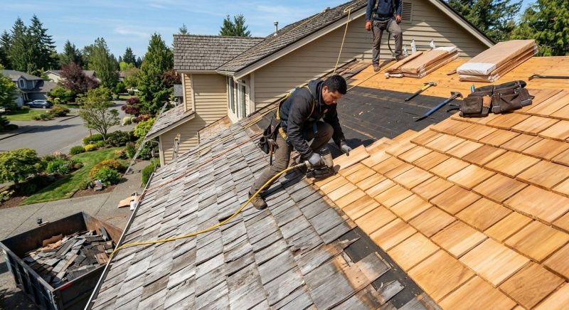 Cedar Roof Replacement in Springfield, NH