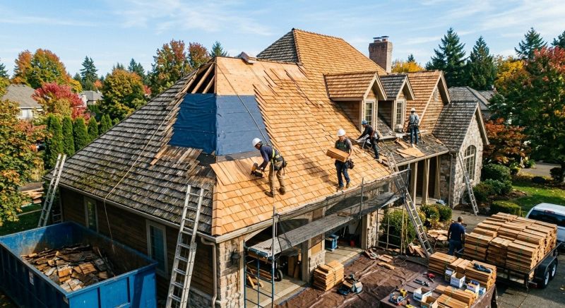 Cedar Shingles Replacement in Hartland, VT