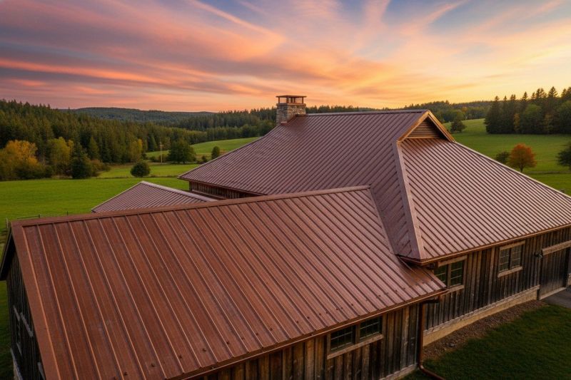 Copper Roof Replacement in Sunapee, NH