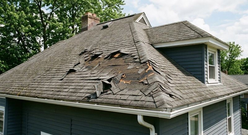 Damaged Roof Replacement in Enfield, NH