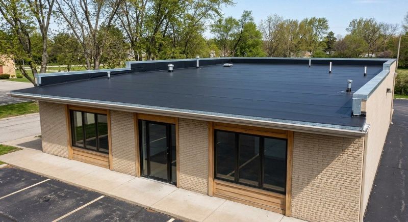 Flat Roof Installation in West Lebanon, NH