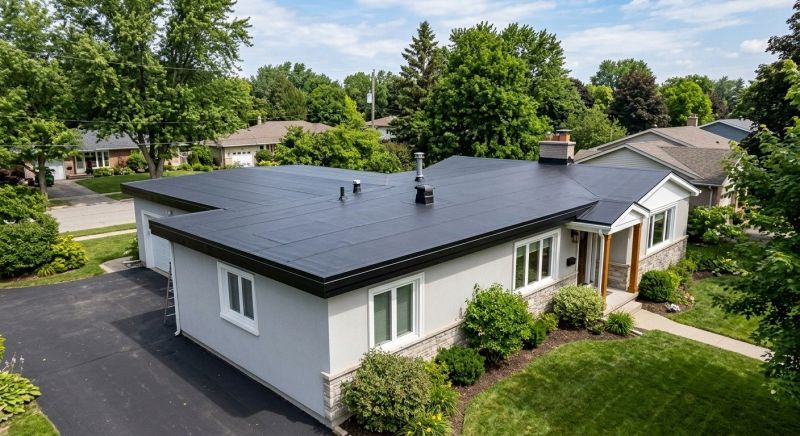 Rubber Roof Installation in Sunapee, NH