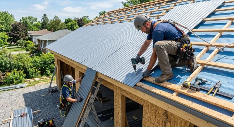 Sheet Roofing Installation in Hartland, VT