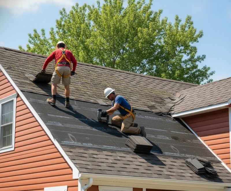 Shingle Roof Replacement in Springfield, VT
