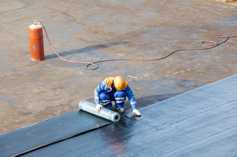 Single Ply Roof Installation in Brownsville, VT