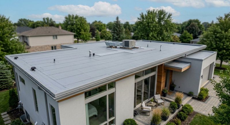 Single Ply Roof Installation in North Hartland, VT