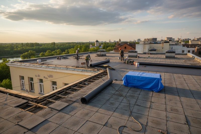 Single Ply Roof Replacement in Grafton, NH