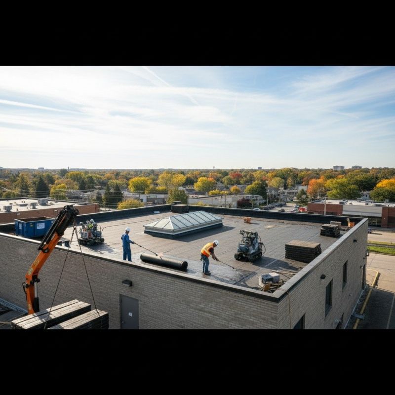 Single Ply Roof Replacement in Hartland, VT