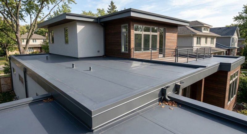 Single Ply Roof Replacement in New London, NH