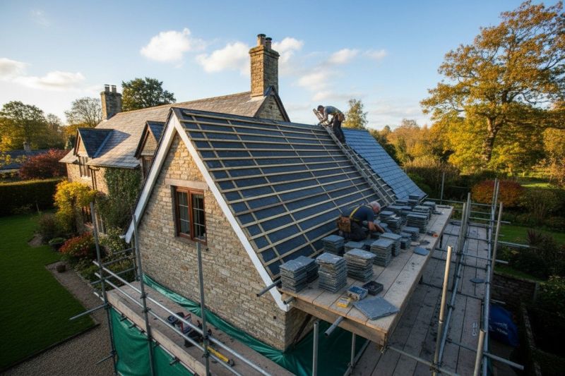 Slate Roof Replacement in Grafton, NH