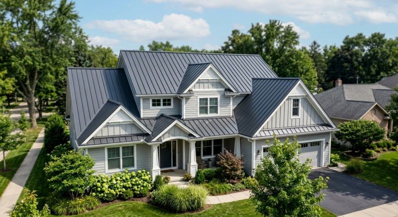 Steel Roof Replacement in Lebanon, NH