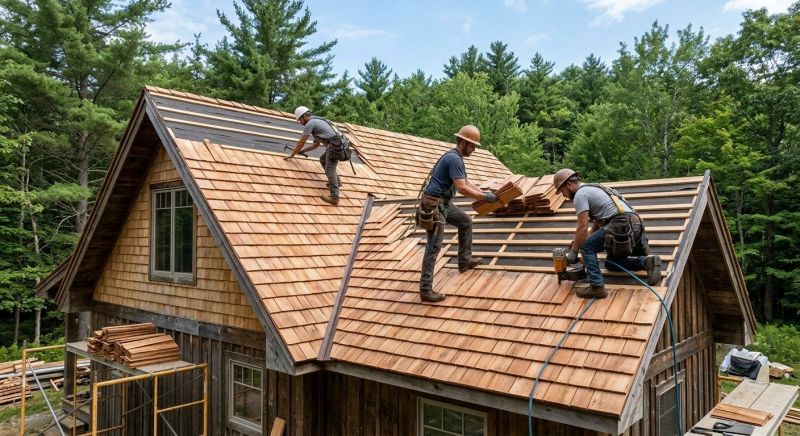Wood Roofing Installation in Bellows Falls, VT