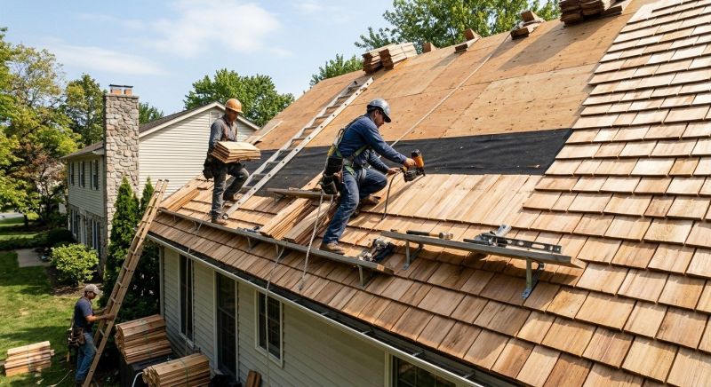 Wood Roofing Installation in Grantham, NH
