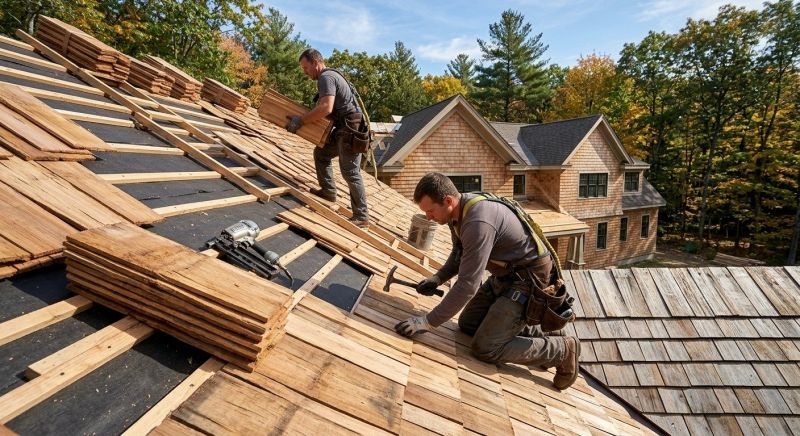 Wood Roofing Installation in Sunapee, NH